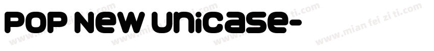 POP New Unicase字体转换
